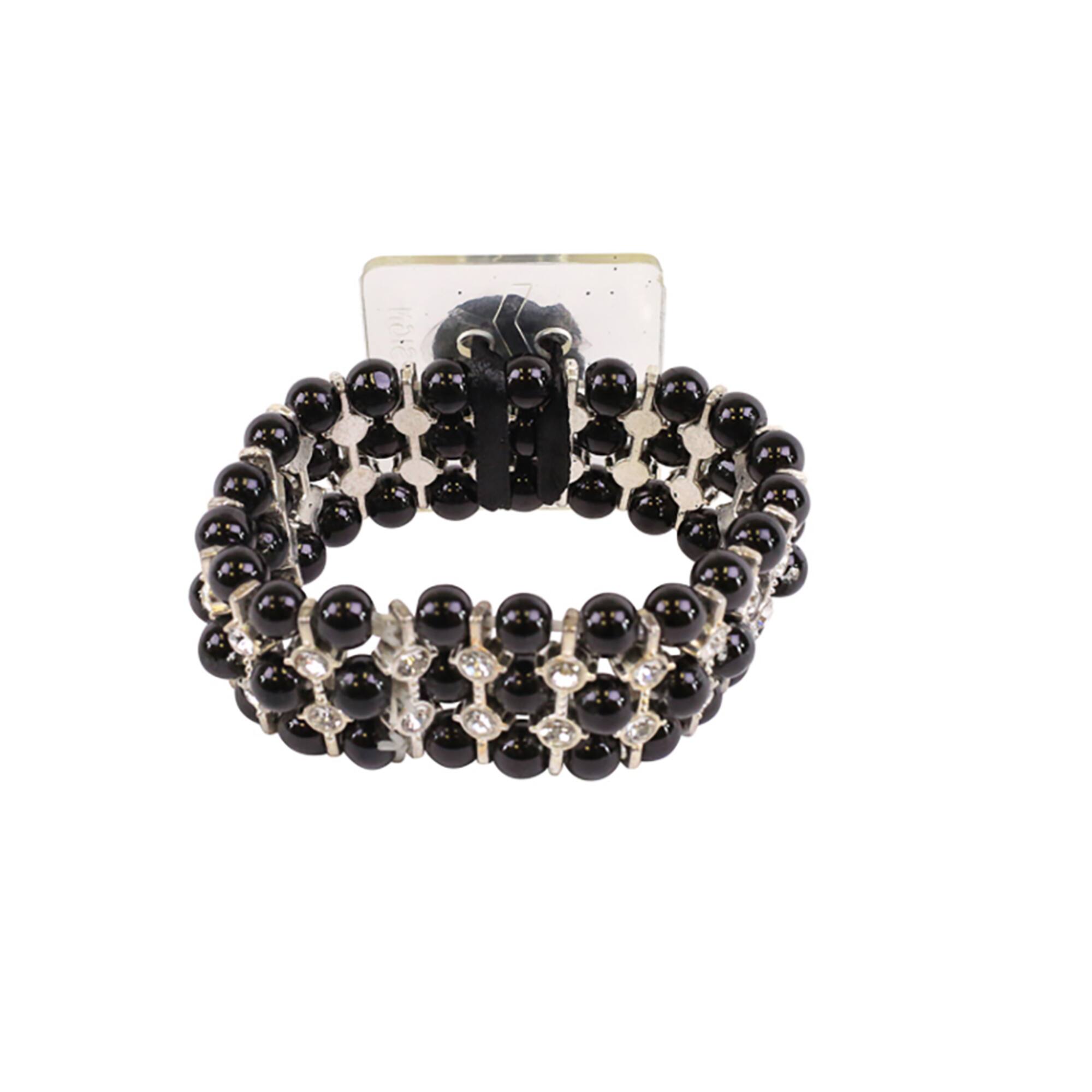 Jam Paper Savannah Beaded Flower Bracelet